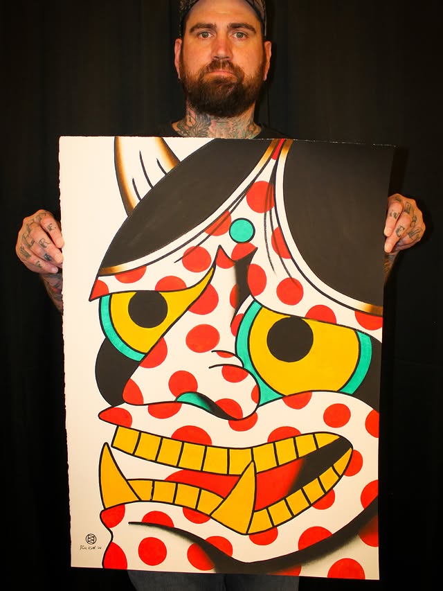 Tattoo by Darin Roth: I’m having an art show in June @fullframebeer 🍻 I’m also turning 40 on June 7th and will be hanging out @fullframebeer to have a pop up sho